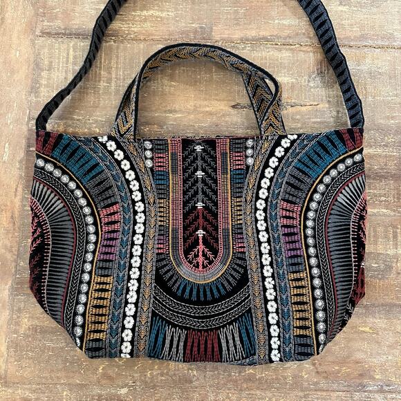 Johnny Was Gaia Velveteen Tote Bag - Picture 8 of 12